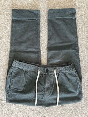 NWOT Vuori Men's Charcoal Gray Optimist Jogger Pants